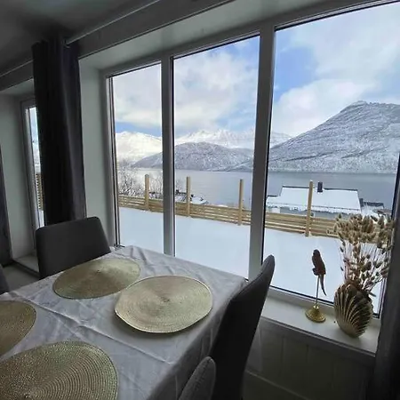 Fjordgard Mountain Aurora View Villa Exterior photo